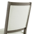Versailles-Contemporary-Square-Back-Dining-Chair-With-Boucle-White-in-Grey-(2-Per-Carton)