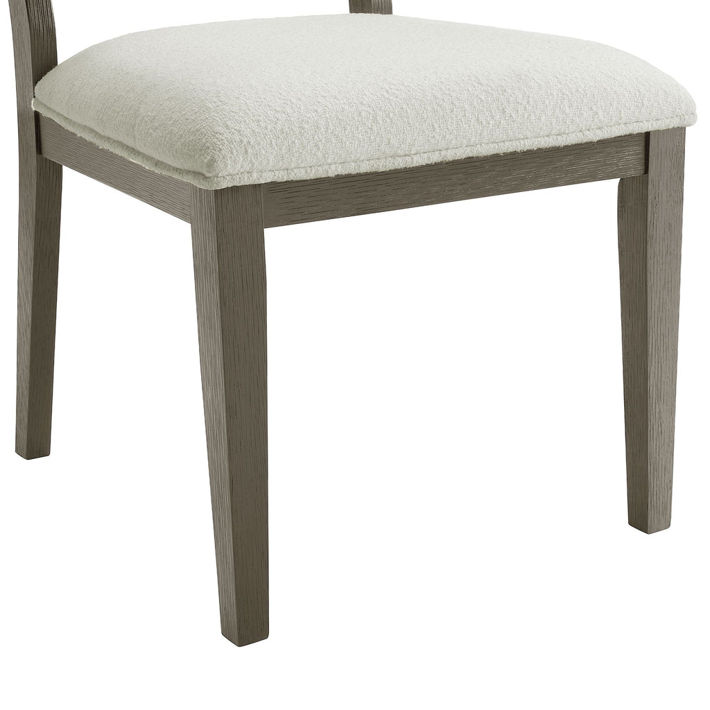 Versailles-Contemporary-Square-Back-Dining-Chair-With-Boucle-White-in-Grey-(2-Per-Carton)