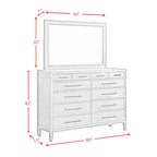 Versailles-Contemporary-12-Drawer-Dresser-&-Mirror-Set-in-Black