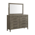 Versailles-Contemporary-12-Drawer-Dresser-&-Mirror-Set-in-Grey