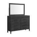 Versailles-Contemporary-12-Drawer-Dresser-&-Mirror-Set-in-Black
