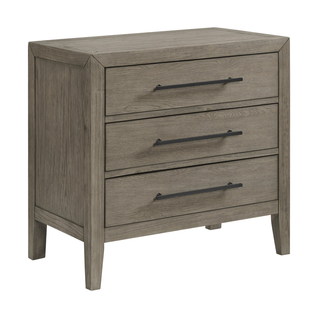 Versailles-Contemporary-3-Drawer-Nightstand-in-Grey