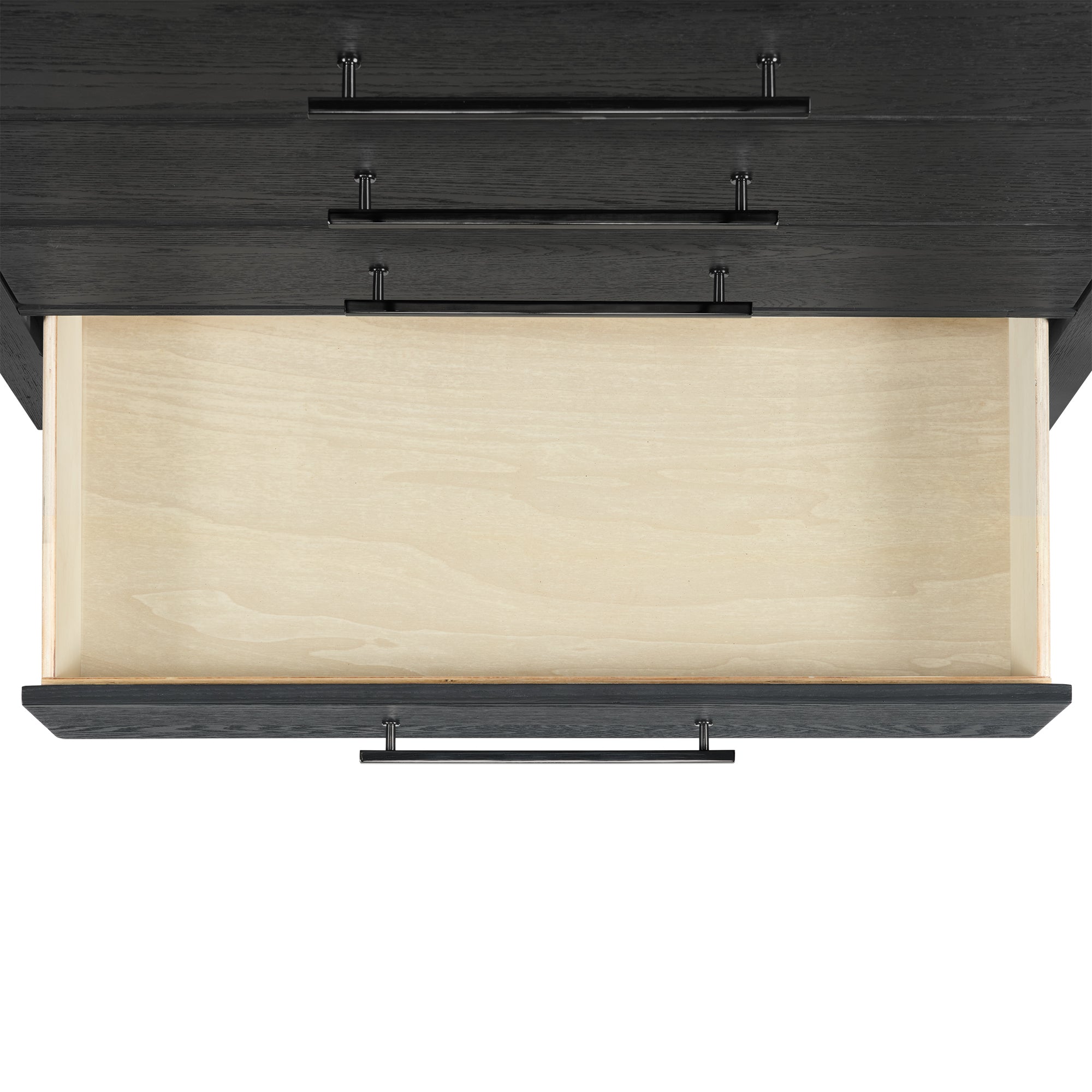 Versailles-Contemporary-5-Drawer-Chest-in-Black