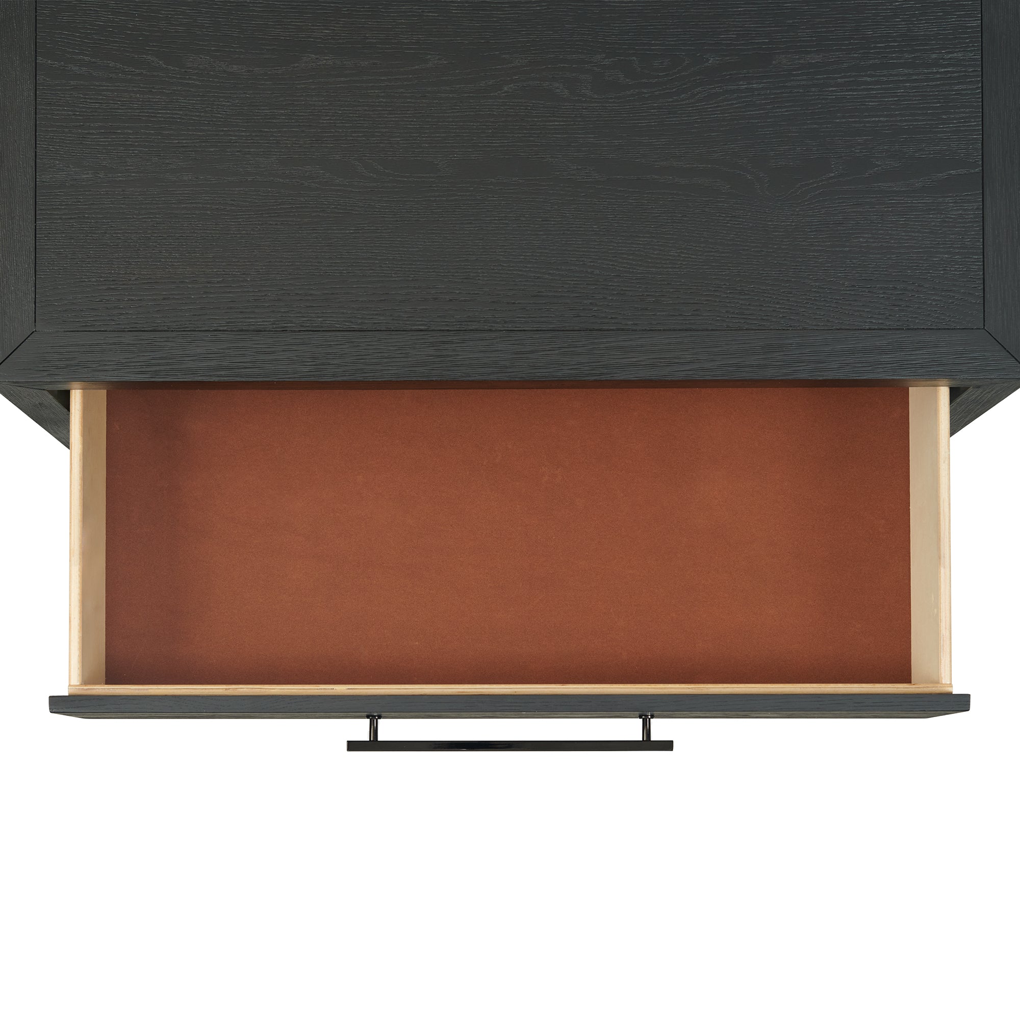 Versailles-Contemporary-5-Drawer-Chest-in-Black