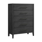 Versailles-Contemporary-5-Drawer-Chest-in-Black