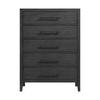 Versailles-Contemporary-5-Drawer-Chest-in-Black