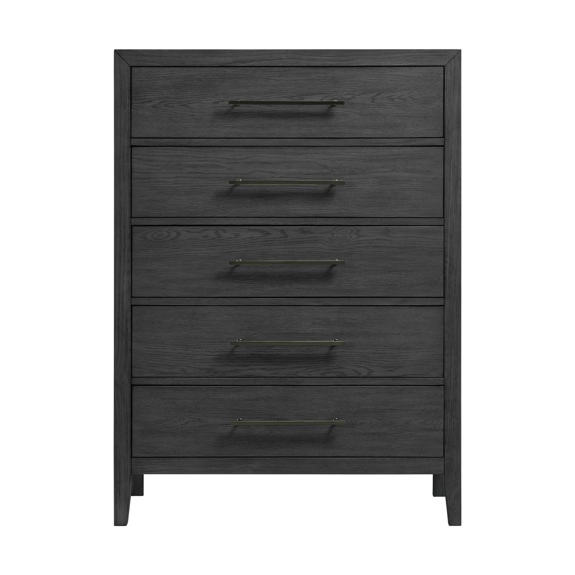 Versailles-Contemporary-5-Drawer-Chest-in-Black