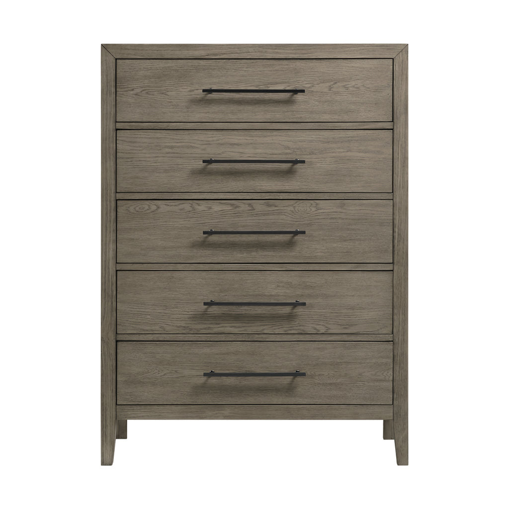 Versailles-Contemporary-5-Drawer-Chest-in-Grey