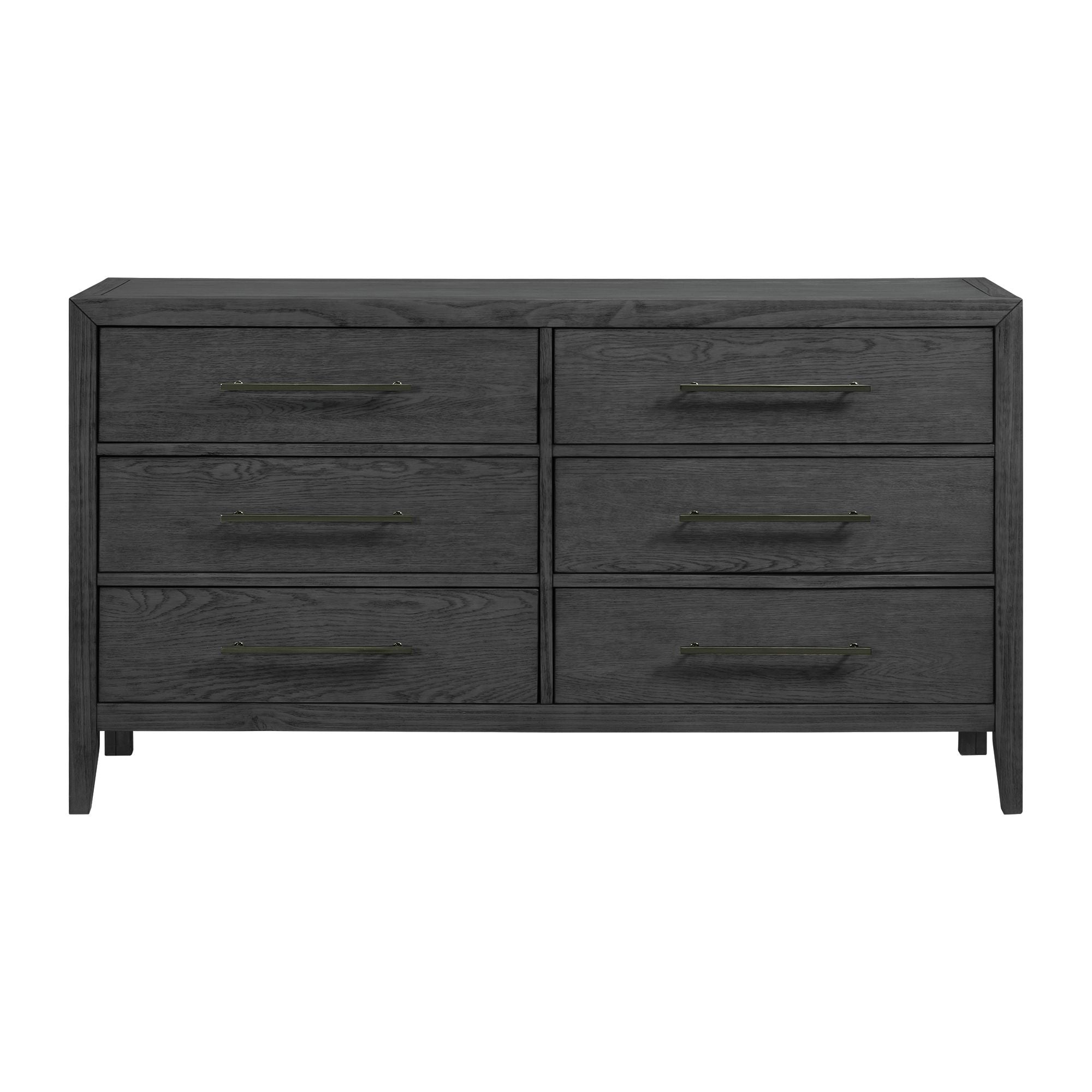 Versailles-Contemporary-6-Drawer-Dresser-in-Black