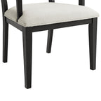 Versailles-Contemporary-Arm-Chair-with-Boucle-White-Fabric-in-Black-(2-Per-Carton)
