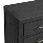 Versailles-Contemporary-5-Drawer-Chest-in-Black