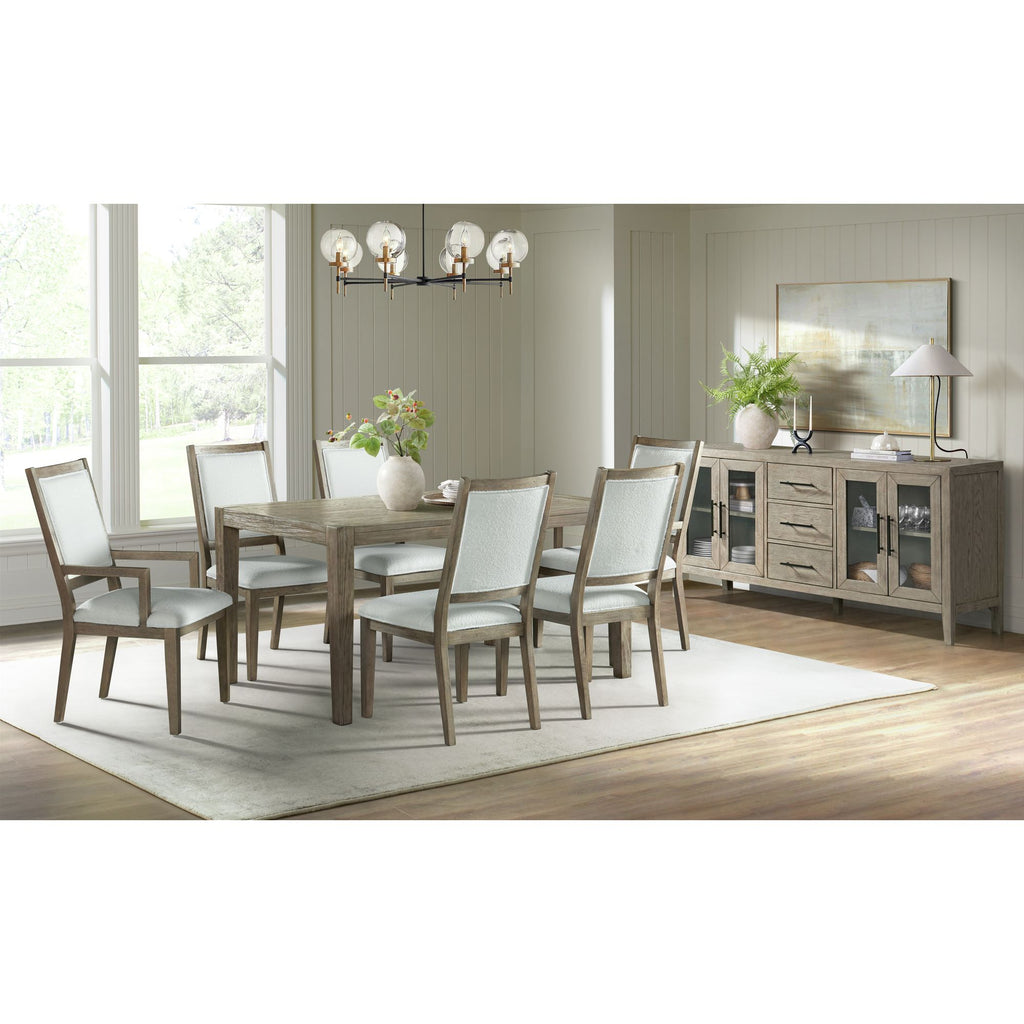 Versailles-Contemporary-Square-Back-Dining-Chair-With-Boucle-White-in-Grey-(2-Per-Carton)