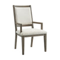 Versailles-Contemporary-Dining-Arm-Chair-With-Boucle-White-in-Grey-(2-Per-Carton)