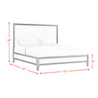 Versailles-Contemporary-King-White-Fabric-Panel-Bed-with-Low-Footboard-in-Grey