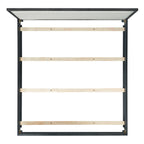 Versailles-Contemporary-King-White-Fabric-Panel-Bed-with-Low-Footboard-in-Black