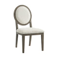 Versailles-Contemporary-Round-Back-Dining-Chair-With-Boucle-White-in-Grey-(2-Per-Carton)