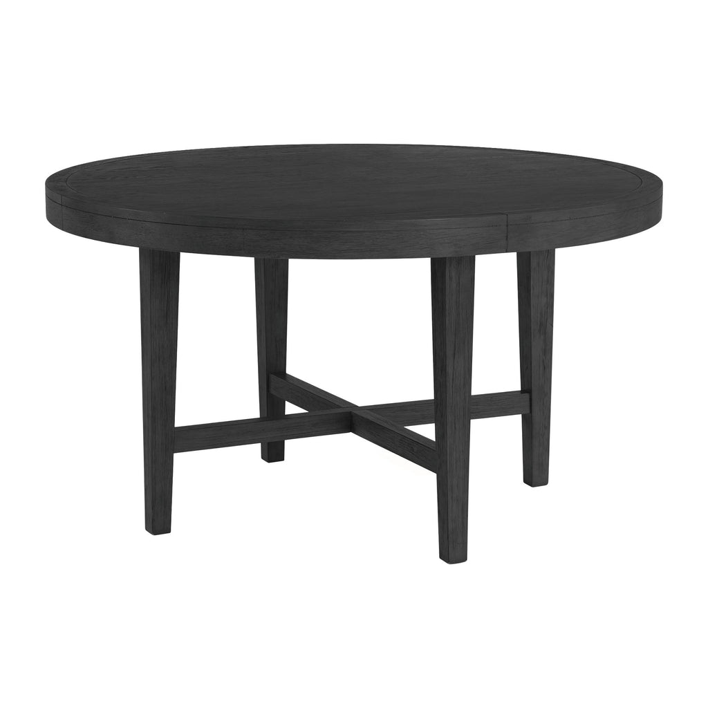 Versailles-Contemporary-Round-Dining-Table-in-Black