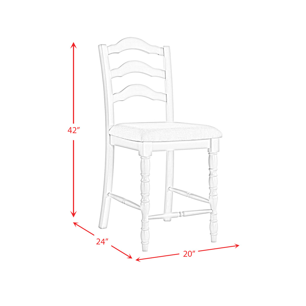 Vesta-5PC-Counter-Set-with-Uph-Chairs-and-Brown-Top-in-White