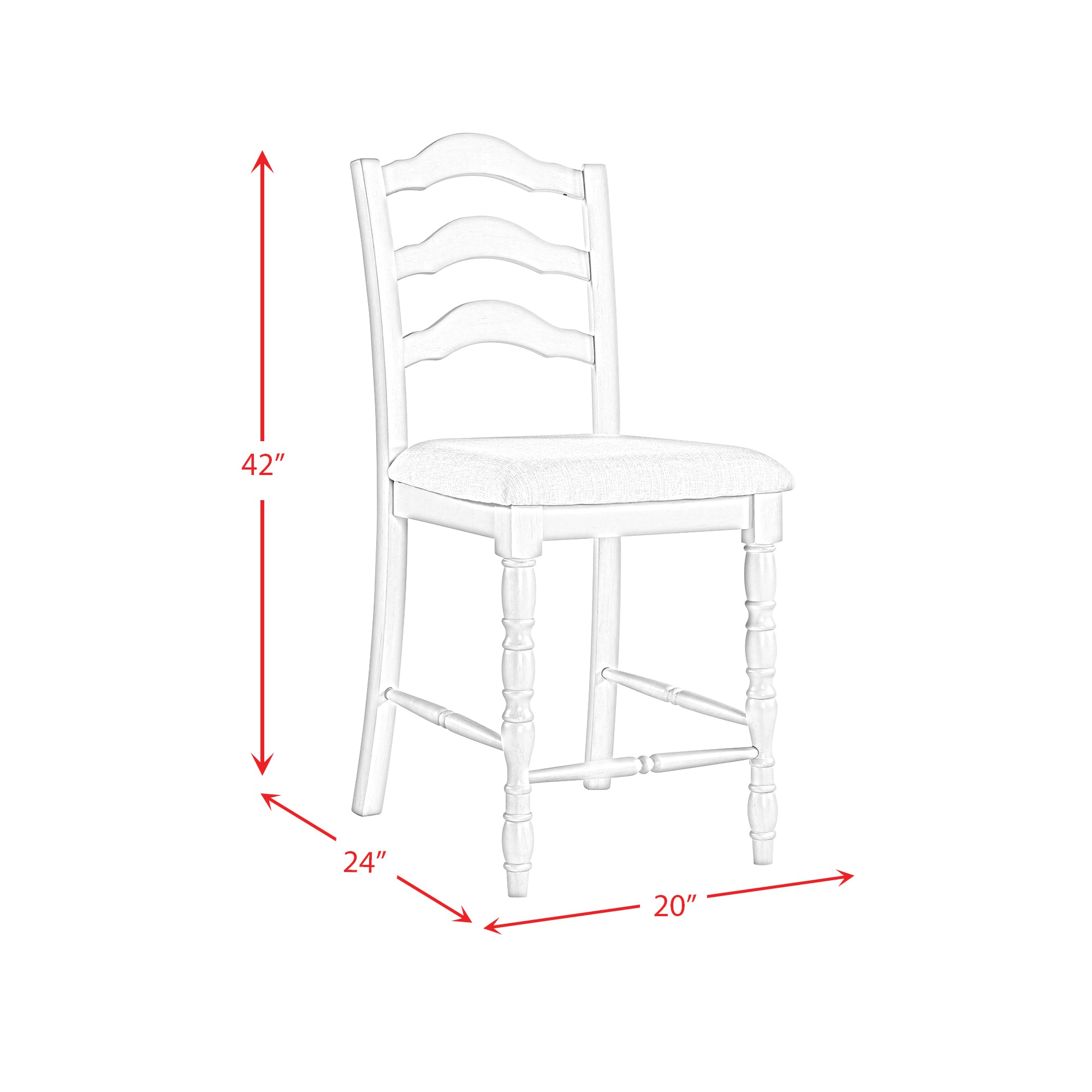 Vesta-5PC-Counter-Set-with-Uph-Chairs-and-Brown-Top-in-White