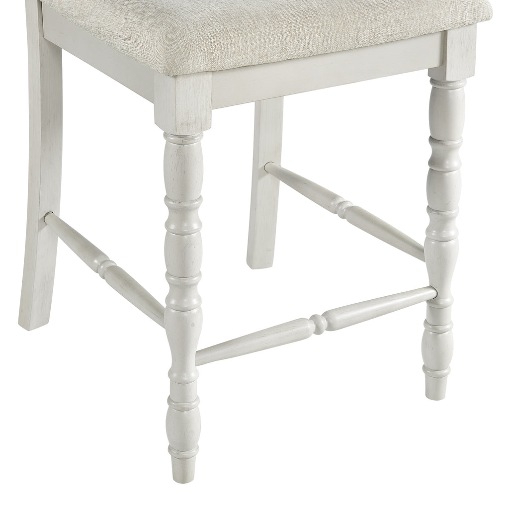 Vesta-5PC-Counter-Set-with-Uph-Chairs-and-Brown-Top-in-White