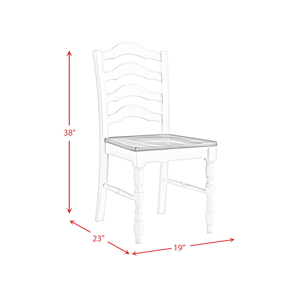 Vesta-5PC-Dining-Set-with-Brown-Top-in-White