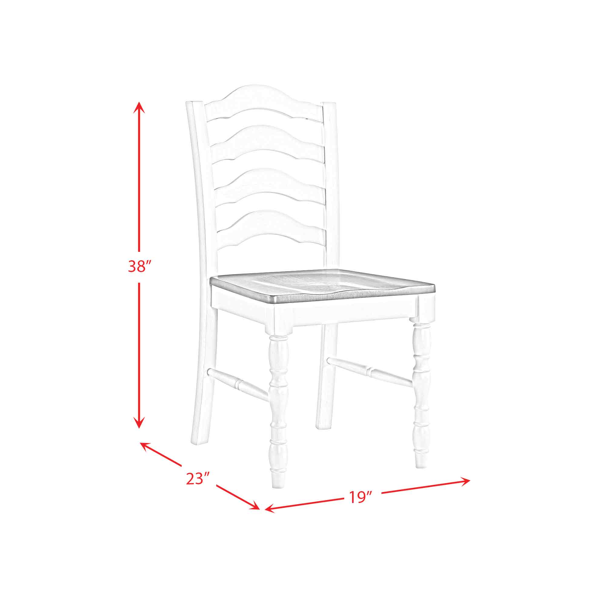 Vesta-5PC-Dining-Set-with-Brown-Top-in-White