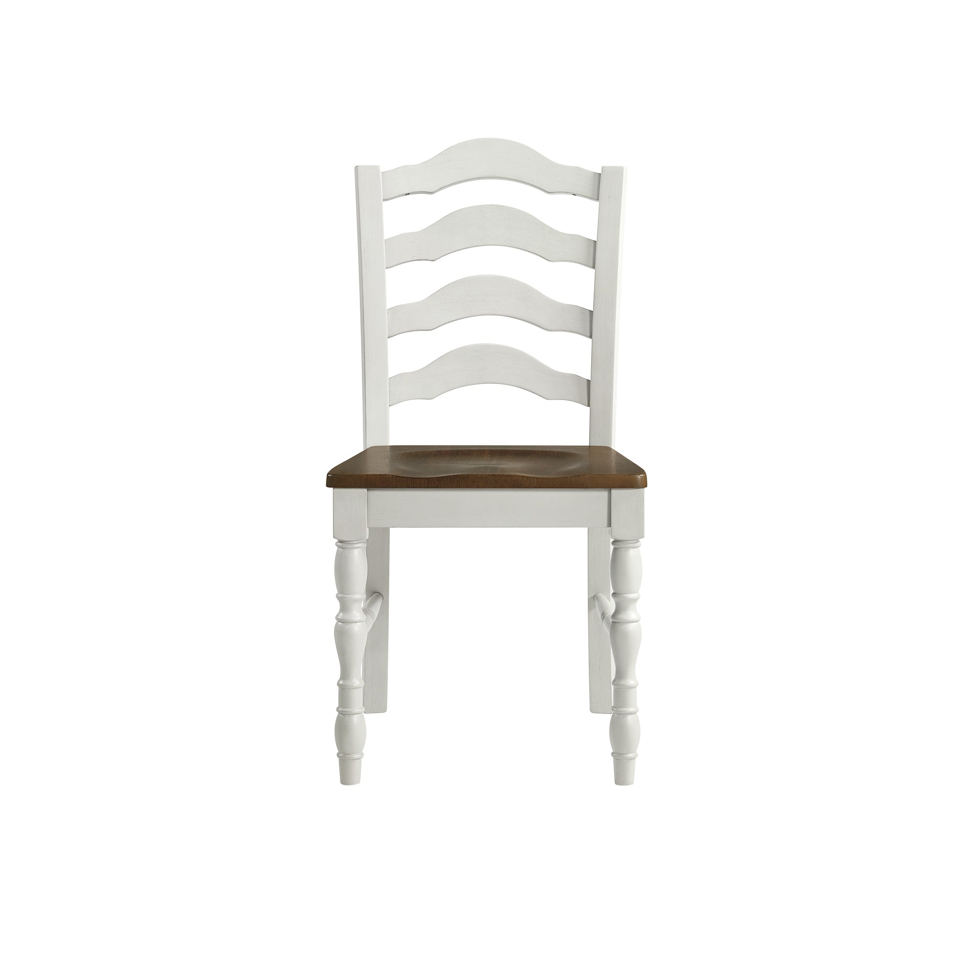 Vesta-5PC-Dining-Set-with-Brown-Top-in-White
