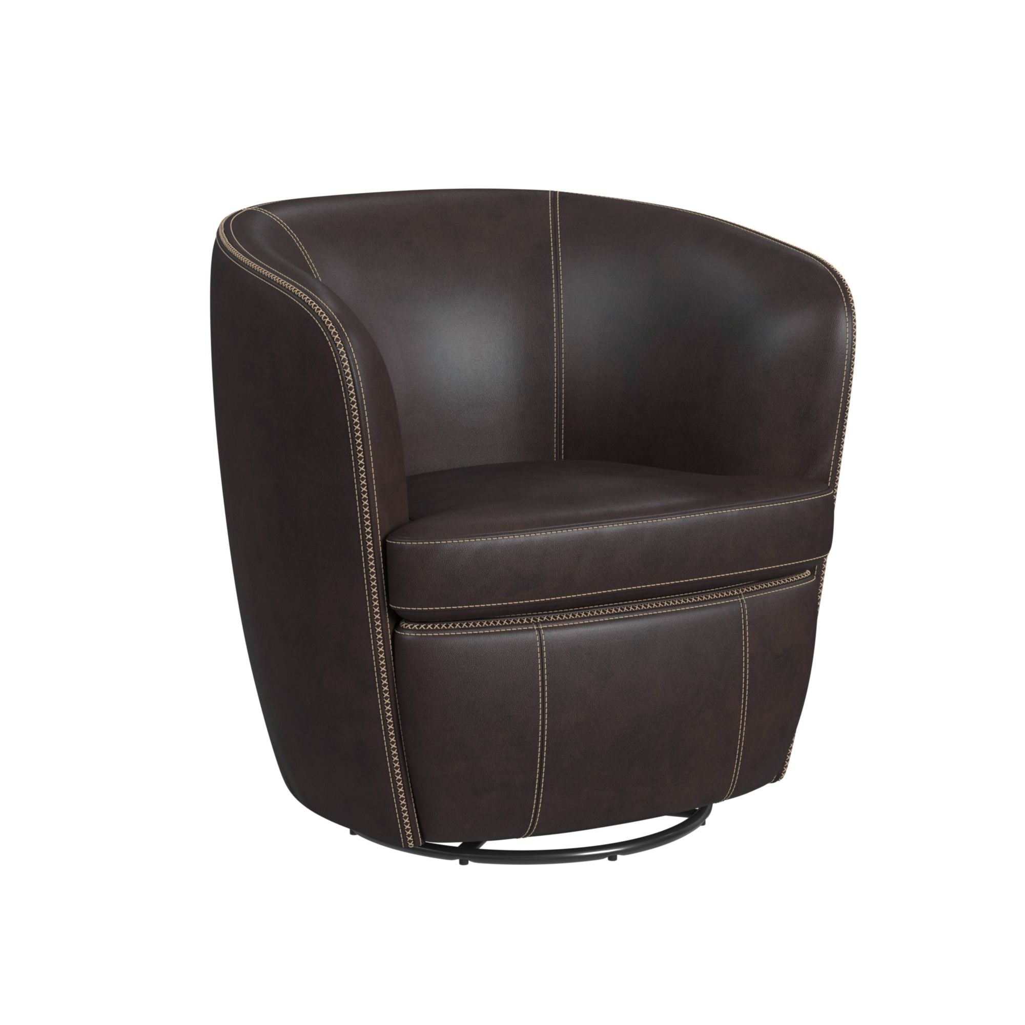 Vito-Swivel-Chair-in-Pebble-Brown