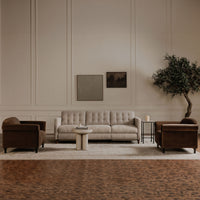 Flutter Framed Painting Cool Beige