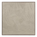 Flutter Framed Painting Cool Beige