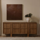 Flutter Framed Painting Maroon