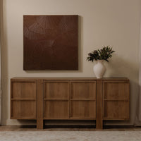 Flutter Framed Painting Maroon