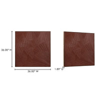 Flutter Framed Painting Maroon
