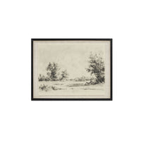 Briar Framed Print On Linen