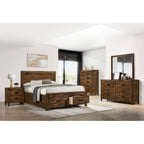 Warner-Full-5PC-Platform-Storage-Bedroom-Set-In-Chestnut