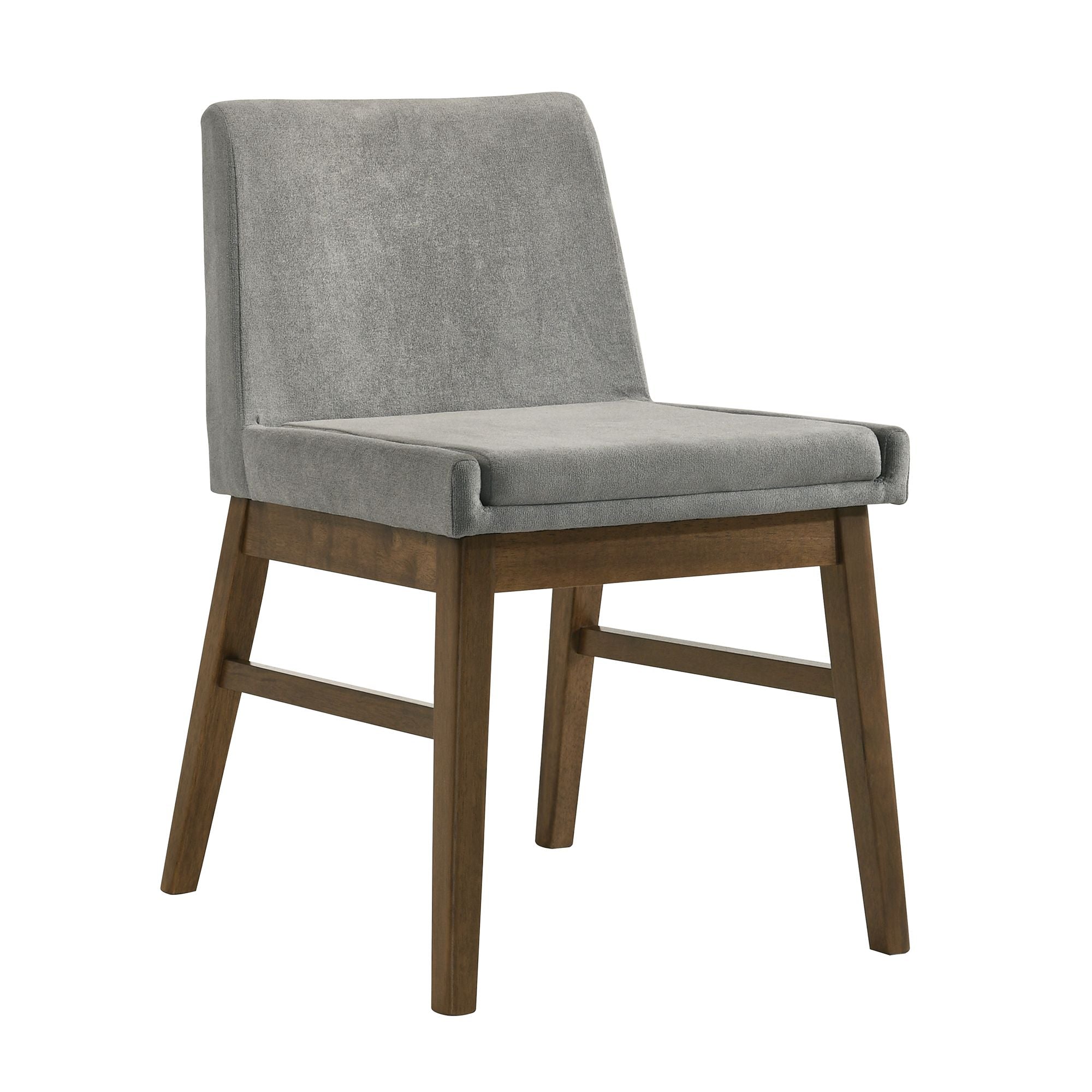 Weston-Upholstery-Side-Chair-Walnut-W/Smoke-fabric-(2-Per-Pack)