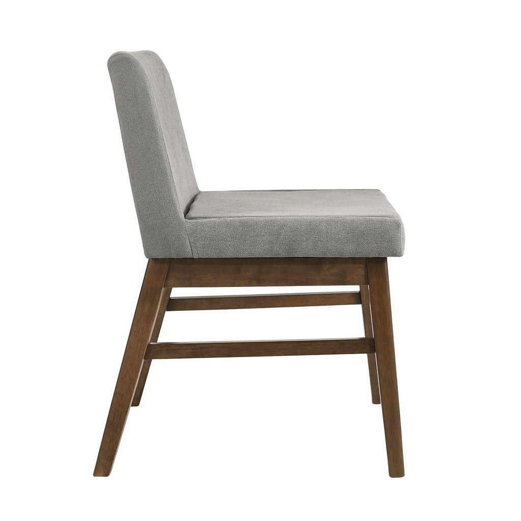 Weston-Upholstery-Side-Chair-Walnut-W/Smoke-fabric-(2-Per-Pack)