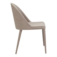 Burton Dining Chair Light Grey - Set Of Two
