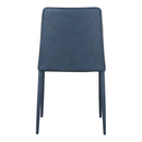 Nora Dining Chair Ocean Cavern Grey Vegan Leather - Set Of Two