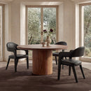 Martens Dining Chair Black Leather
