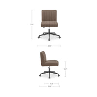 Sally Office Chair Light Brown