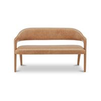Martens Dining Bench Tan Leather