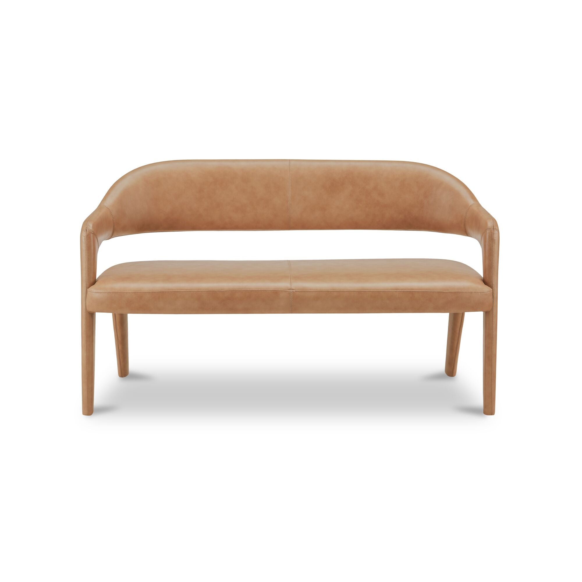 Martens Dining Bench Tan Leather