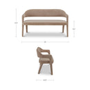 Martens Dining Bench Camel