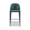 Burton Counter Stool Dark Teal Vegan Leather