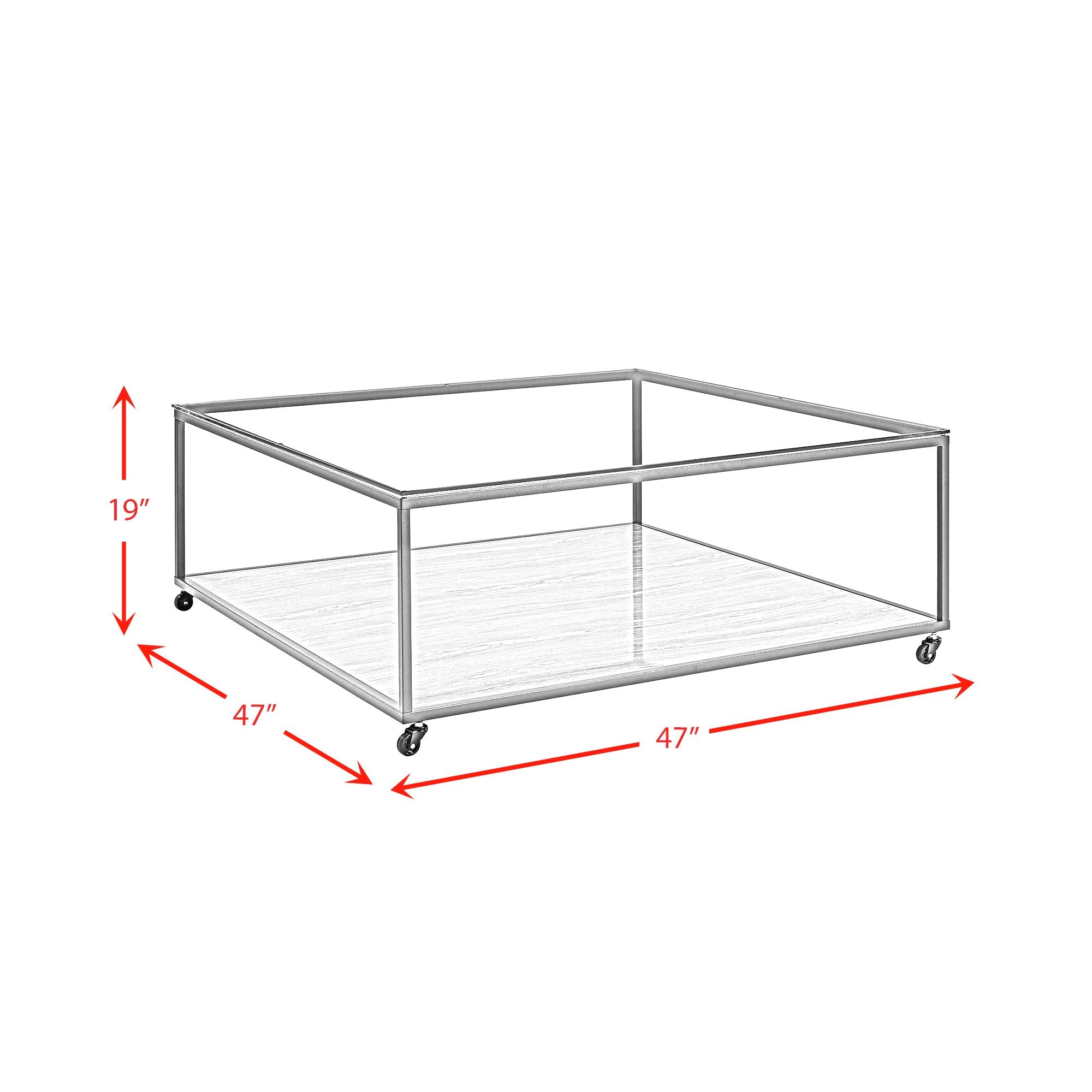 Yasmin Coffee Table in Grey
