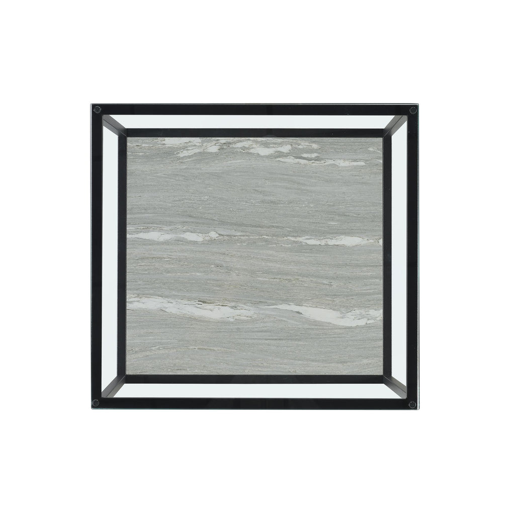 Yasmin End Table in Grey