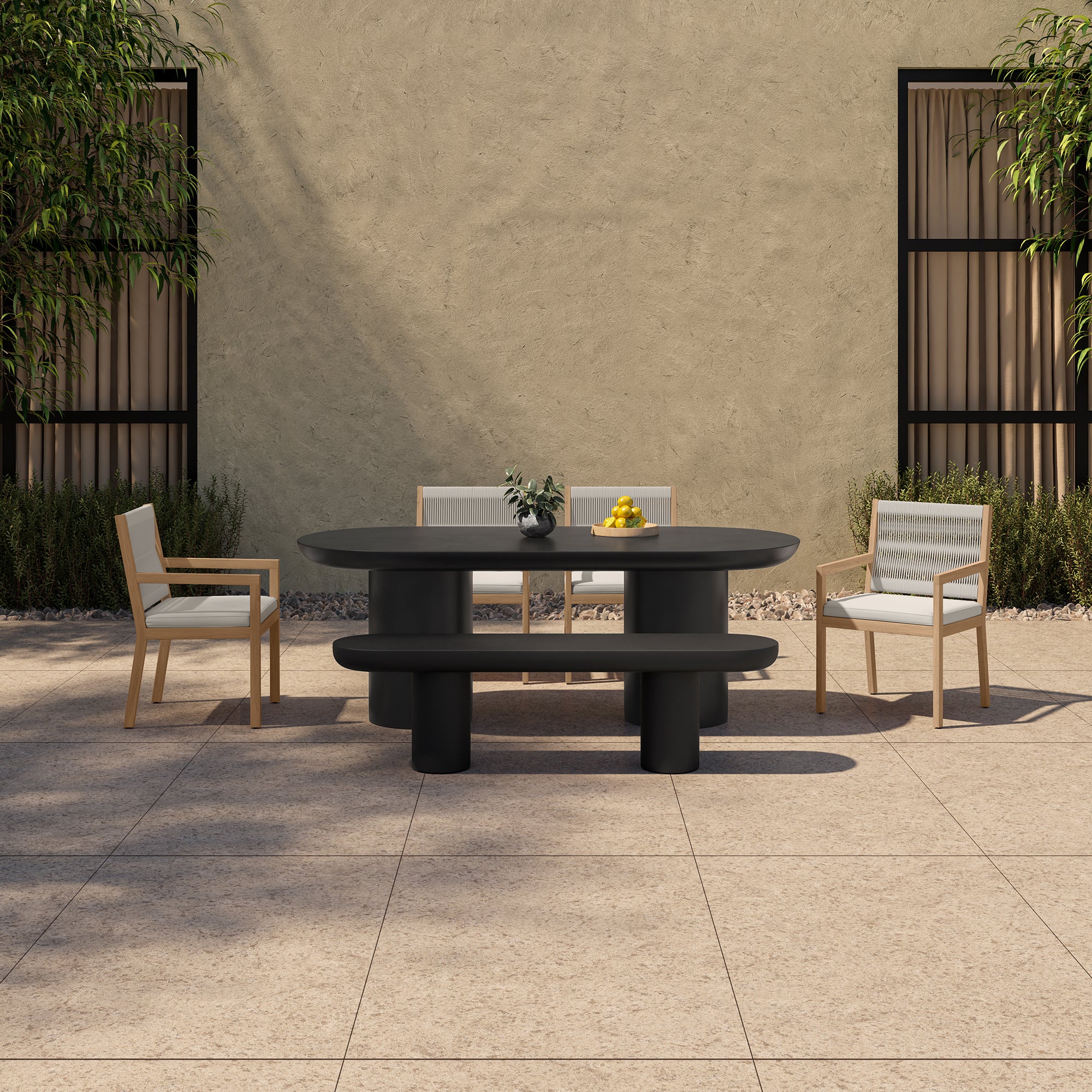 Rocca Dining Table Black