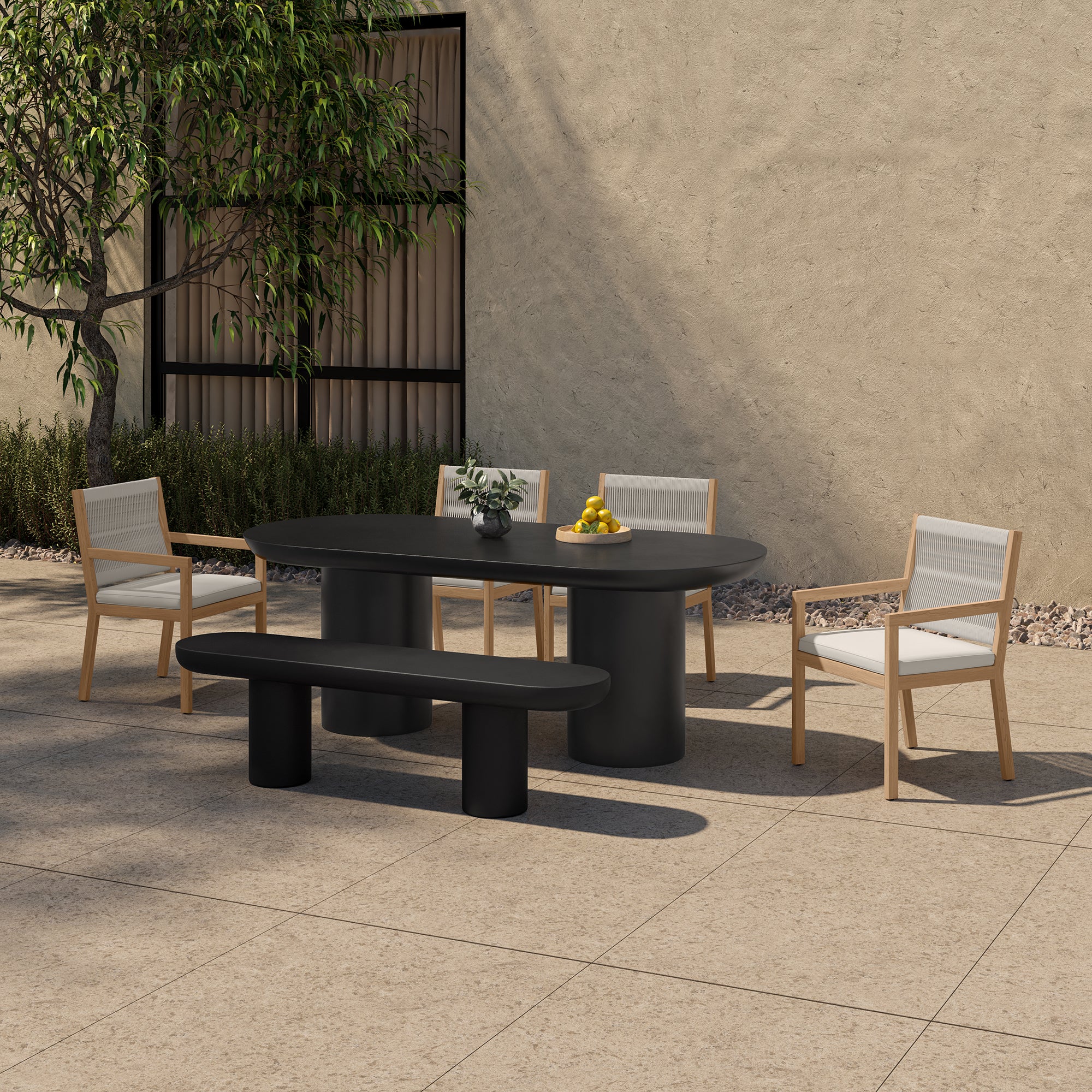 Rocca Dining Table Black