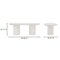 Rocca Dining Table Cream